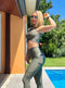 Leggings Lismina Bolsillos Caqui